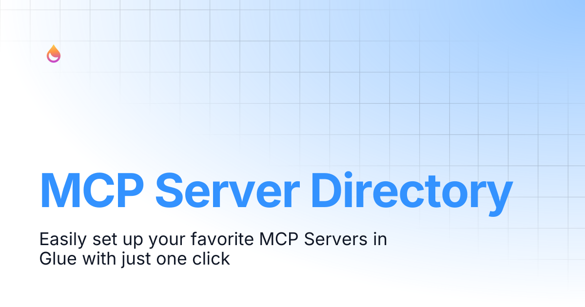 MCP Server Directory | Glue Guide
